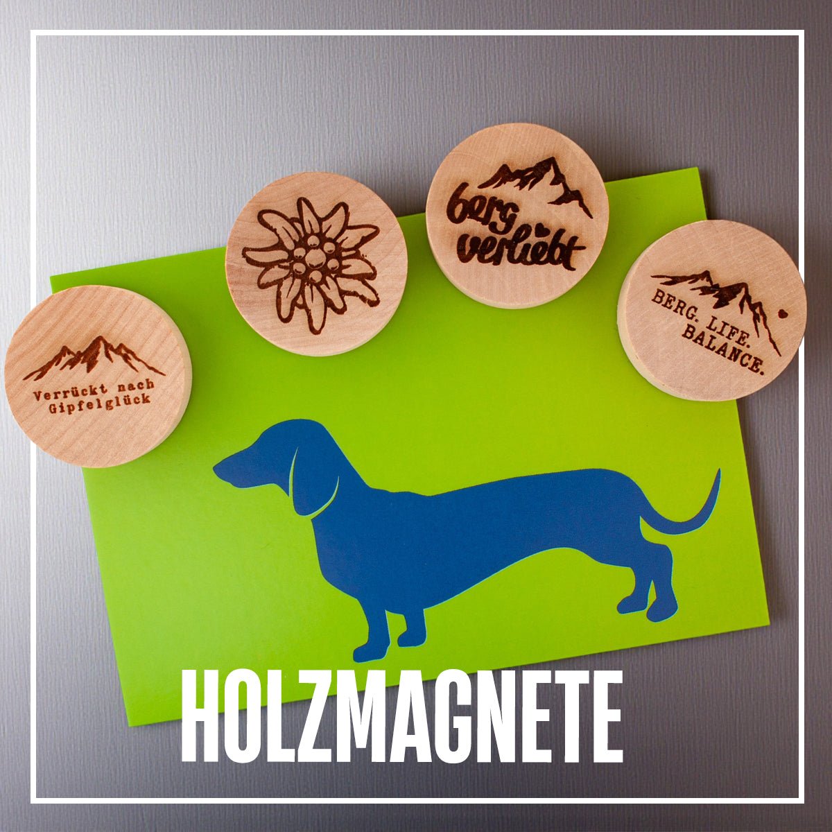 Holzmagnete - meinherzschlag.de
