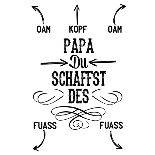Kindermotiv: Papa du schaffst des - meinherzschlag.de