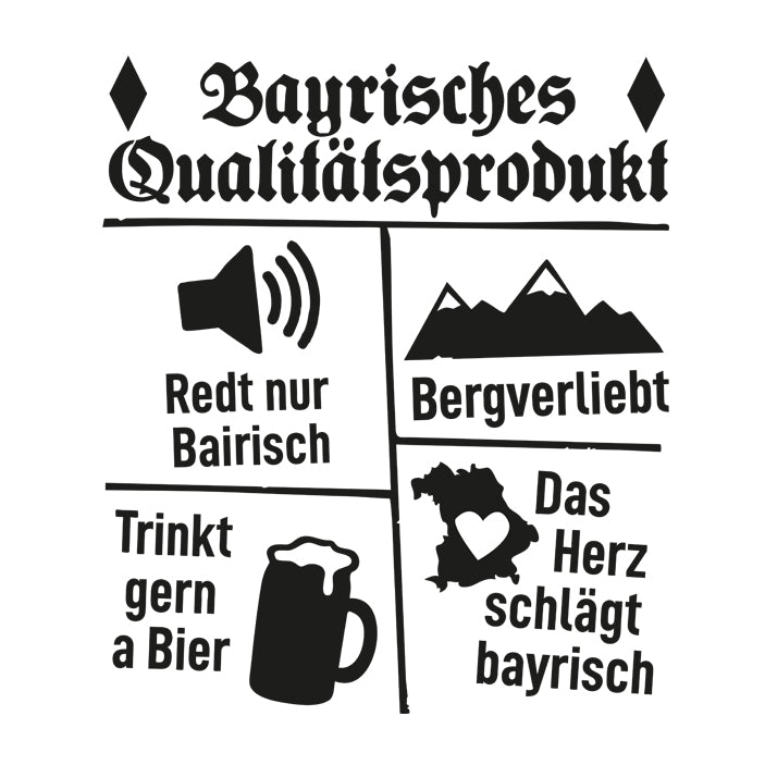 Motiv: Bayrisches Qualitätsprodukt - meinherzschlag.de