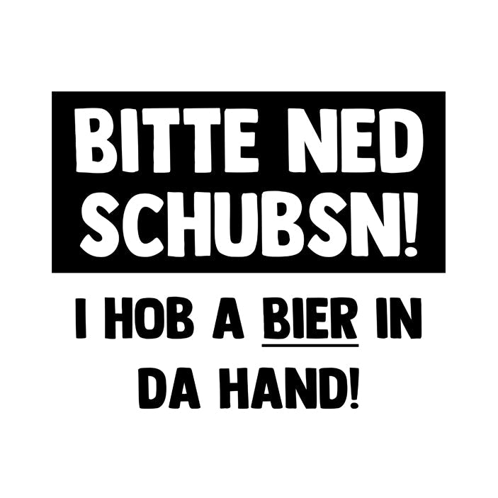Motiv: Bitte ned schubsn! - meinherzschlag.de