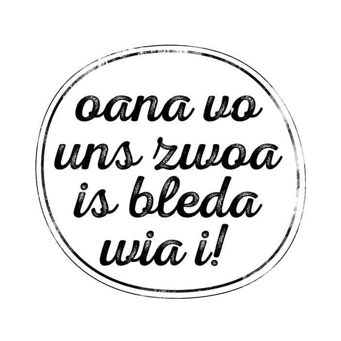 Motiv: Oana vo uns zwoa - meinherzschlag.de