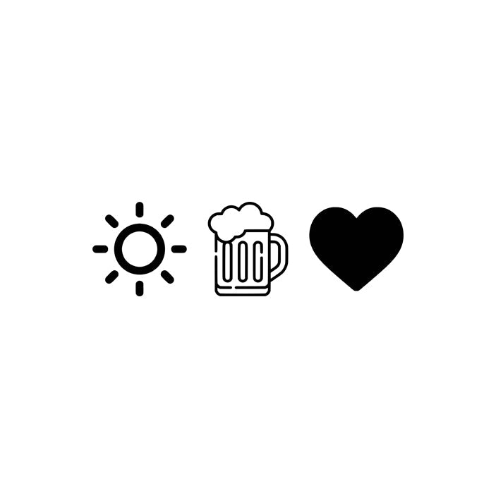 Motiv: Sun, Bier & Herzl - meinherzschlag.de