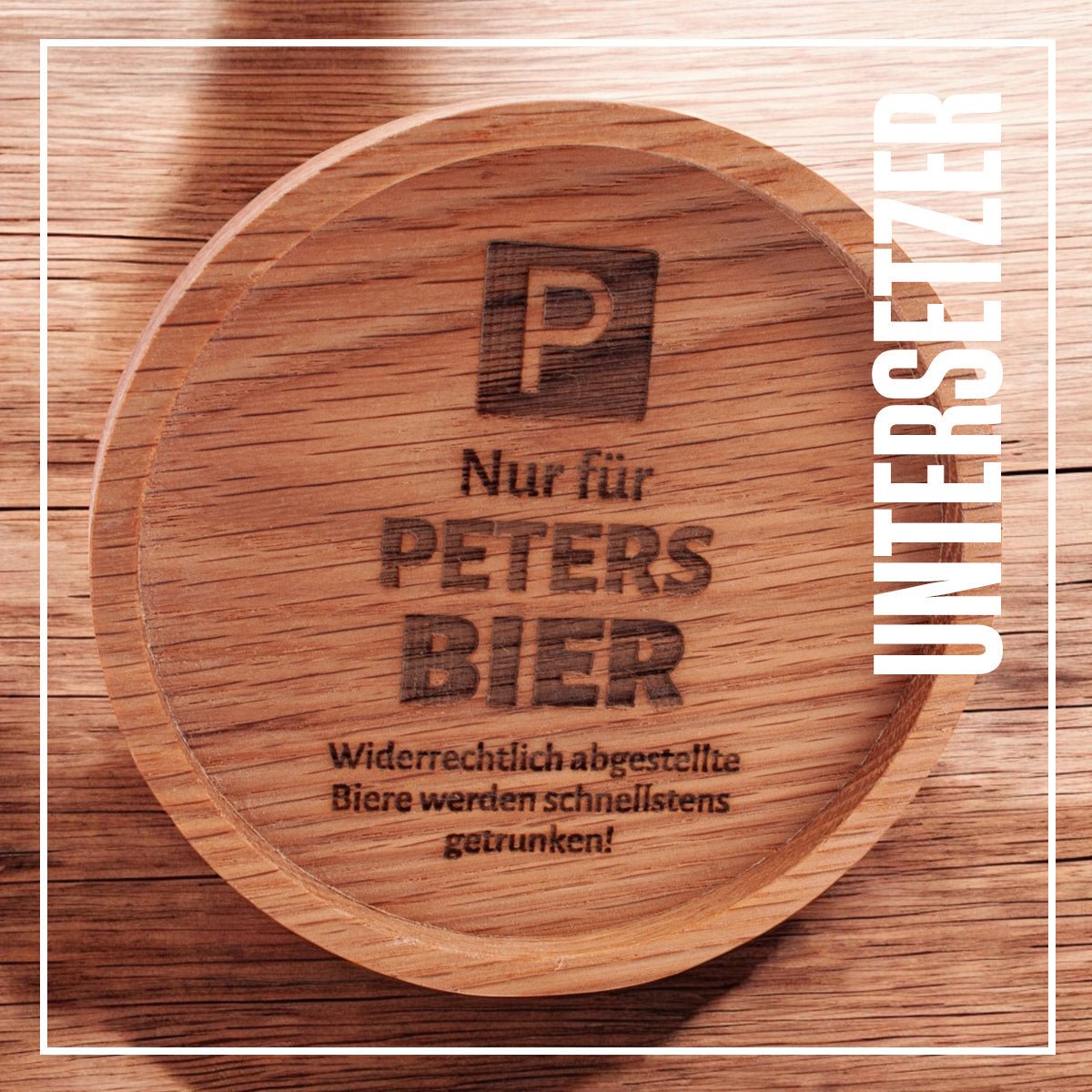 Bierdeckel & Untersetzer mit Wunschname - meinherzschlag.de