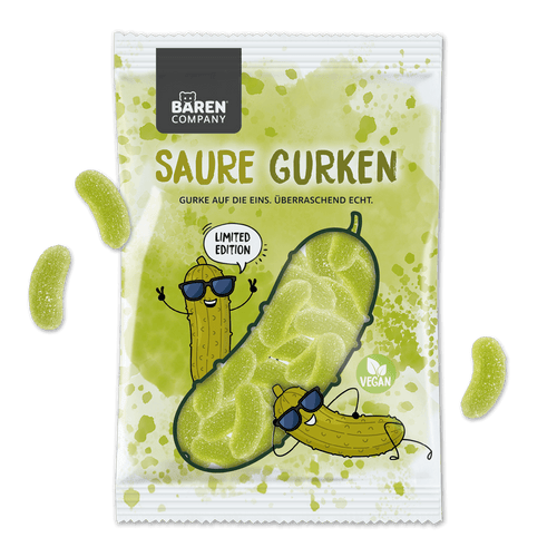Fruchtgummi "Saure Gurken"