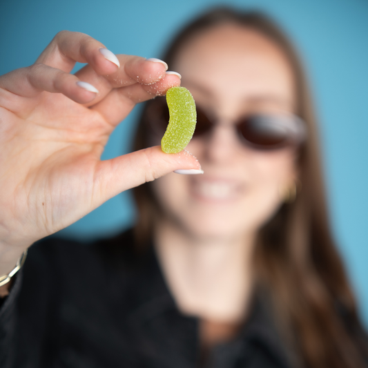 Fruchtgummi "Saure Gurken"
