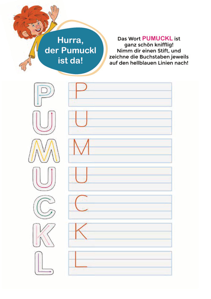 Lern-Spiel-Spaß mit Pumuckl: Buchstabenrätsel von meinherzschlag – Produktbild 3 von 4.