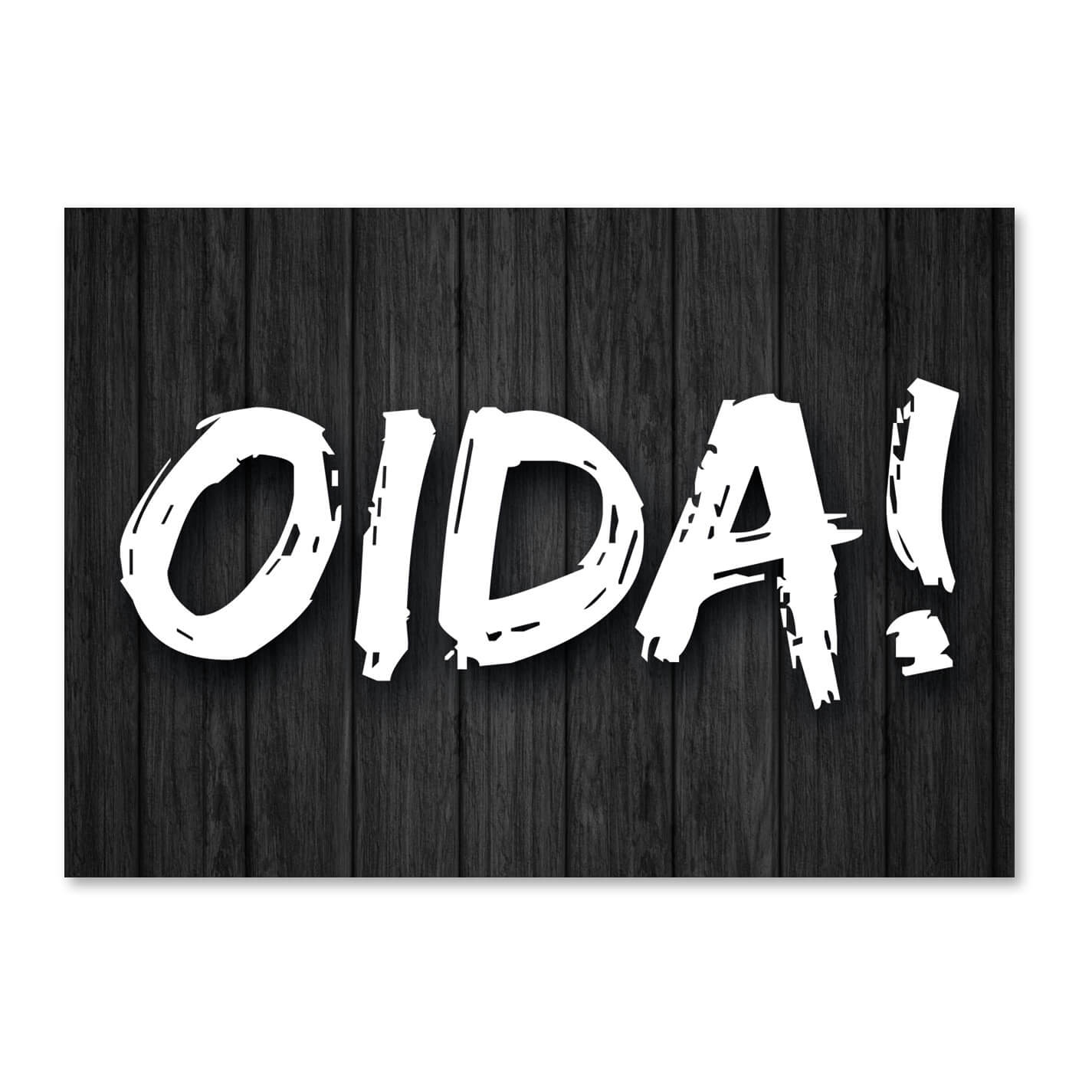 Aufkleber "OIDA!" - meinherzschlag.de