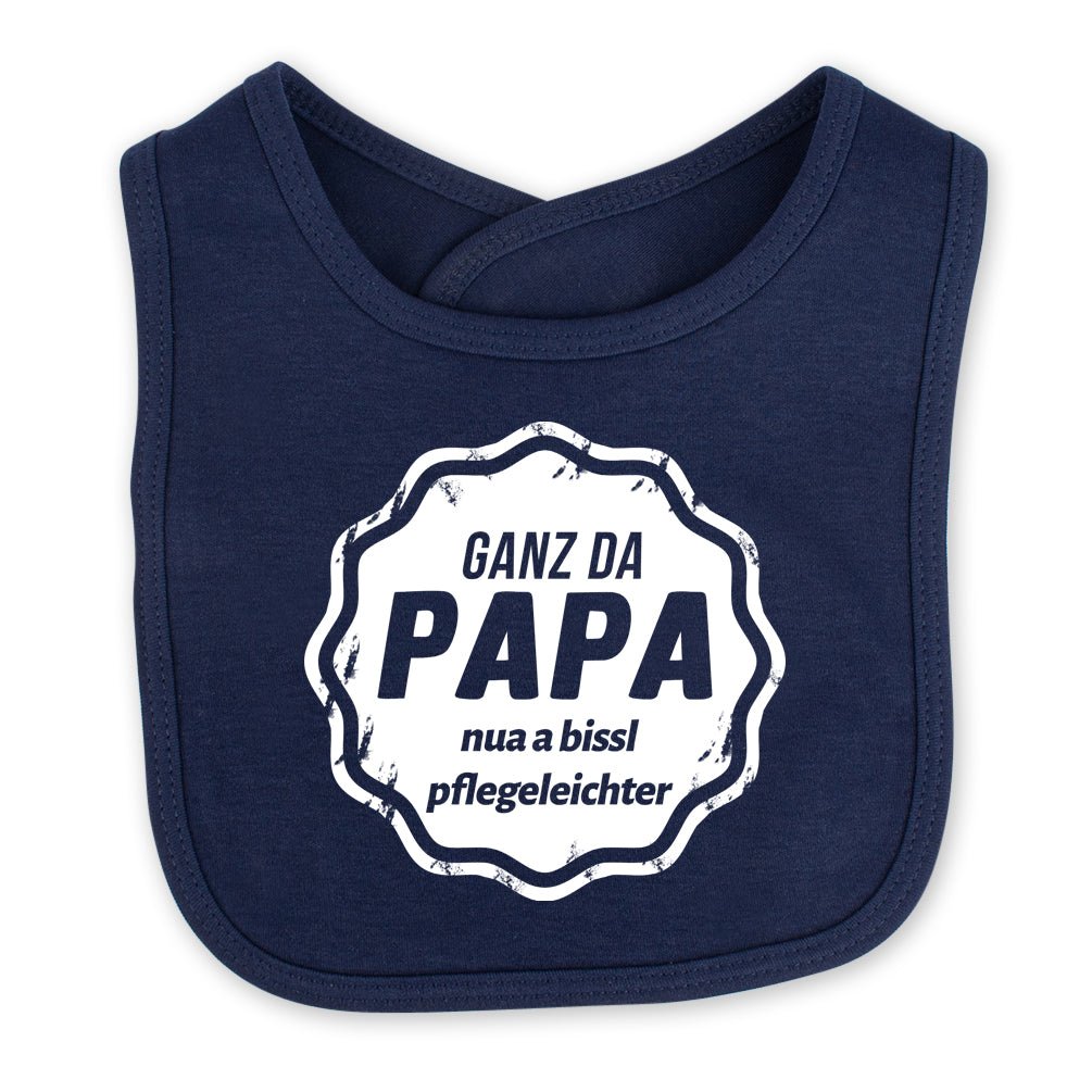 Babylätzchen "Ganz da Papa" - meinherzschlag.de