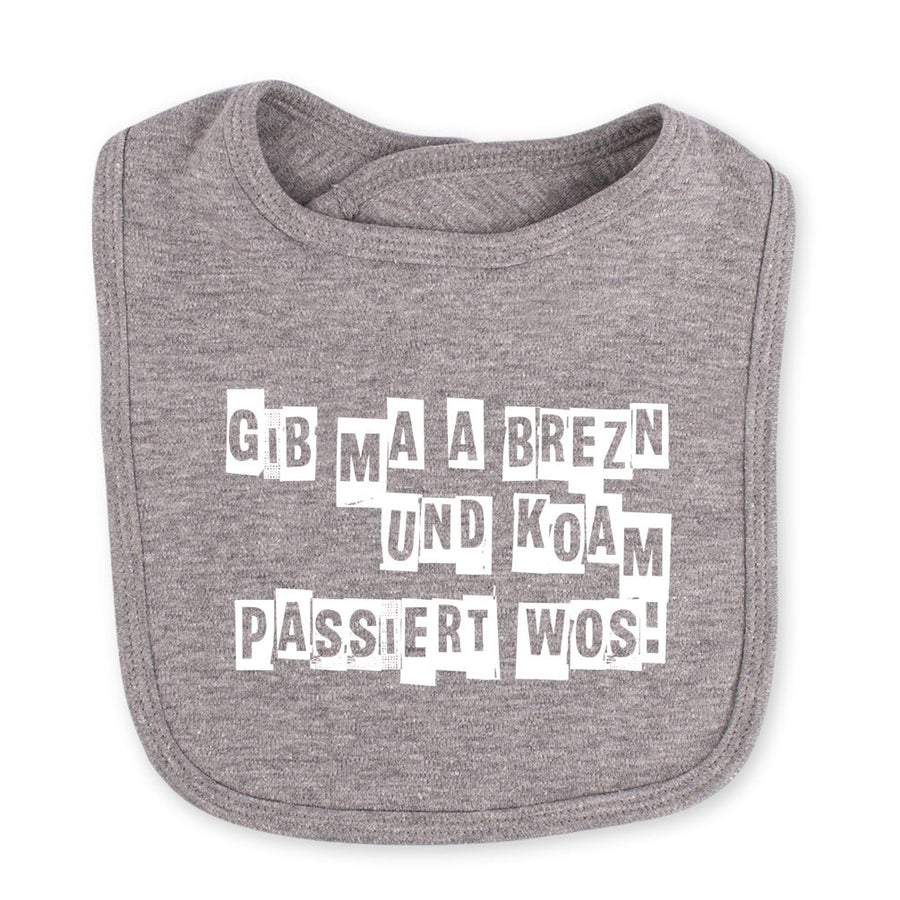 Babylätzchen "Koam passiert wos!" - meinherzschlag.de