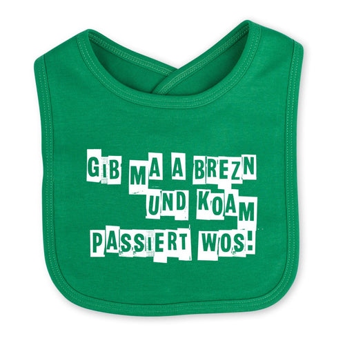 Babylätzchen "Koam passiert wos!" - meinherzschlag.de