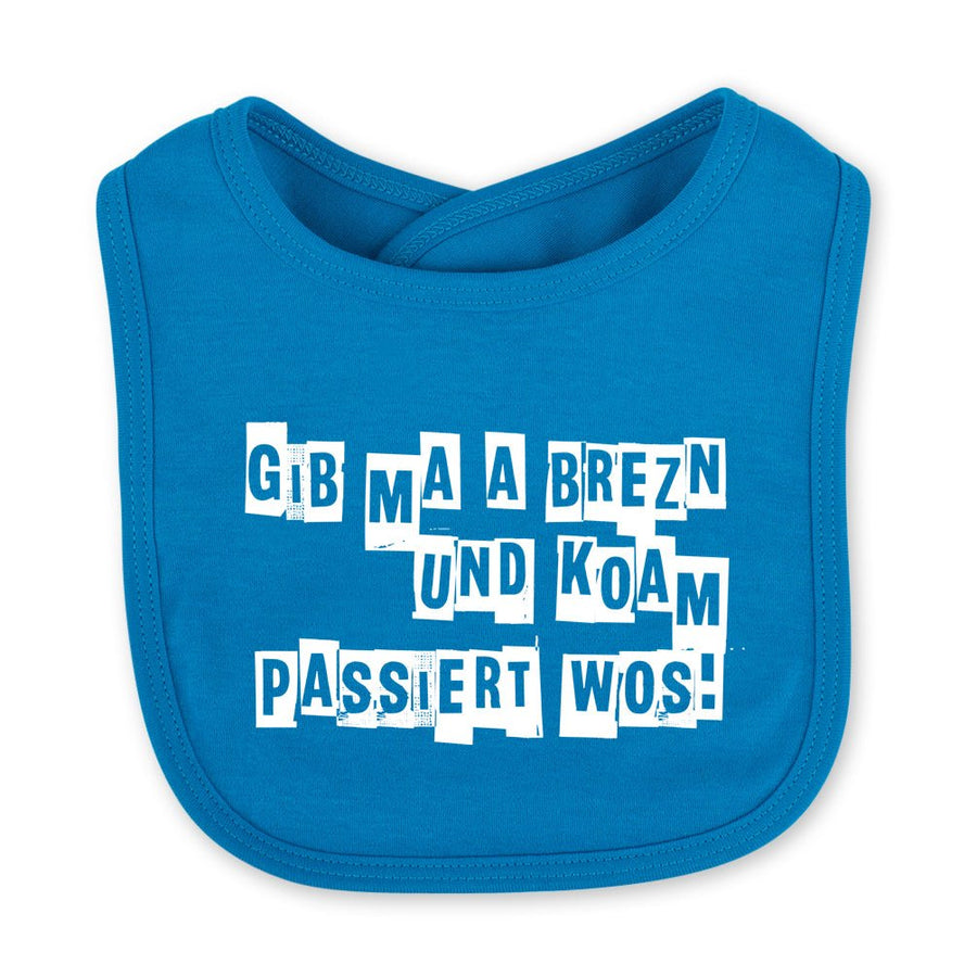 Babylätzchen "Koam passiert wos!" - meinherzschlag.de