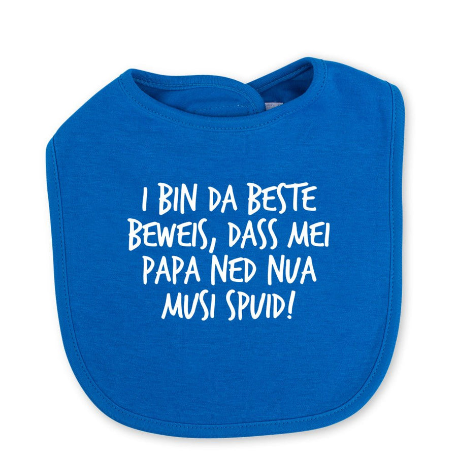 Babylätzchen "Musi spuid!" - meinherzschlag.de