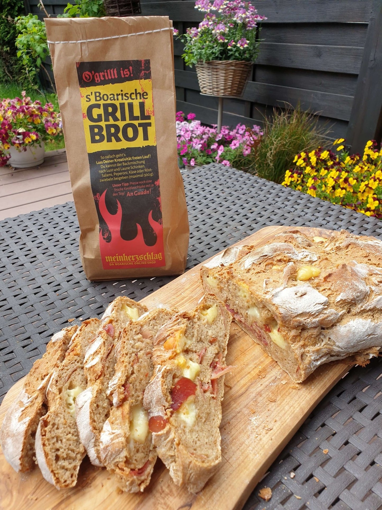 Backmischung "s'Boarische Grillbrot" - meinherzschlag.de