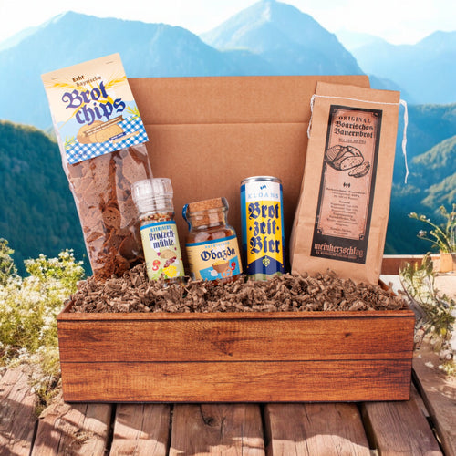 Geschenkbox "Mei Brotzeit" - meinherzschlag.de