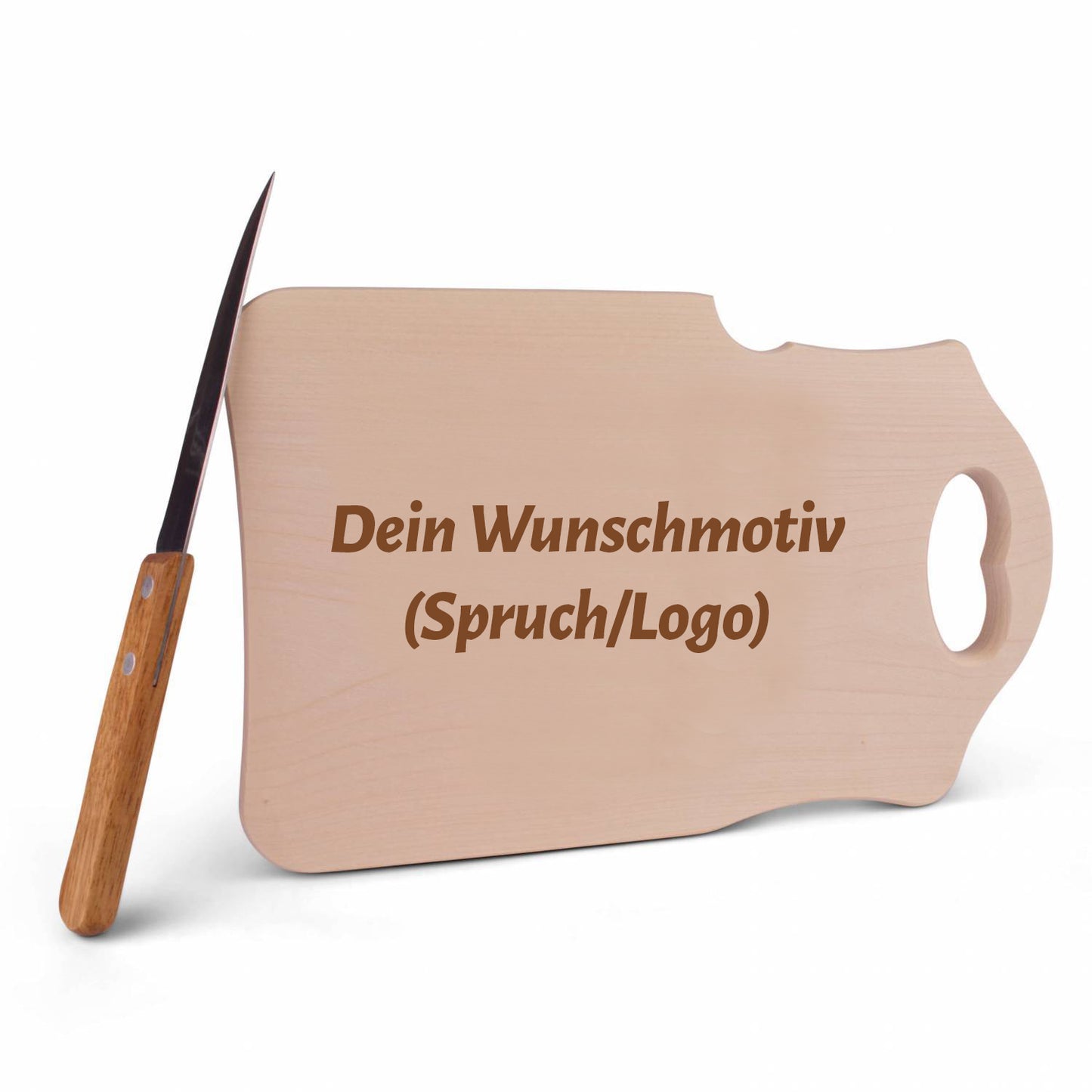 Brotzeitbrettl mit Wunschgravur (Logo/Wappen) - meinherzschlag.de