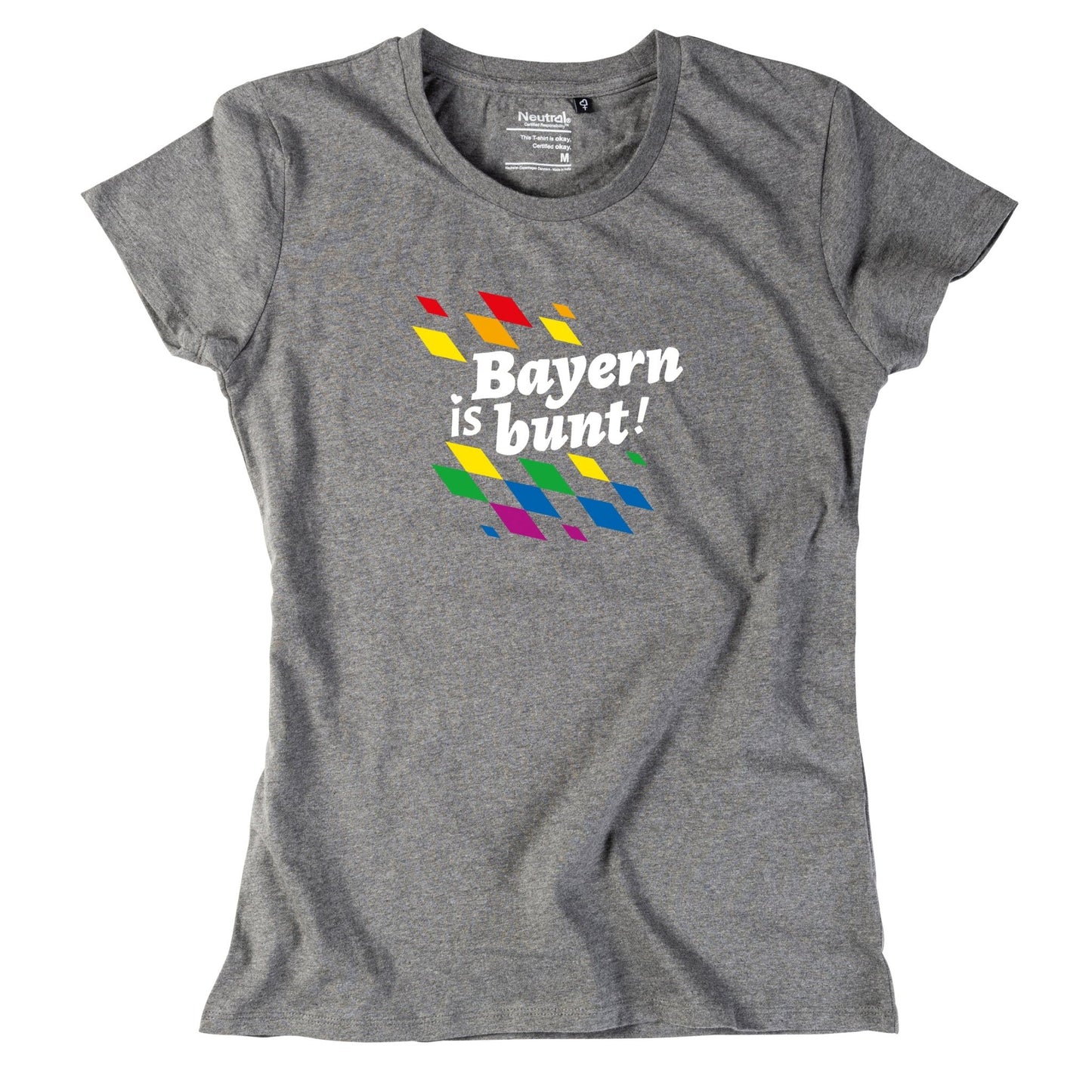 Damen - Shirt "Bayern is bunt!" - meinherzschlag.de