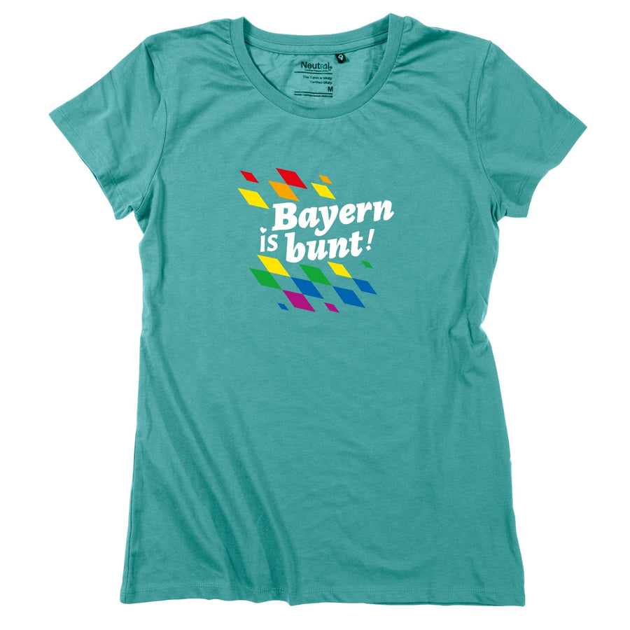 Damen - Shirt "Bayern is bunt!" - meinherzschlag.de