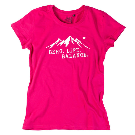 Damen - Shirt "Berg. Life. Balance." - meinherzschlag.de