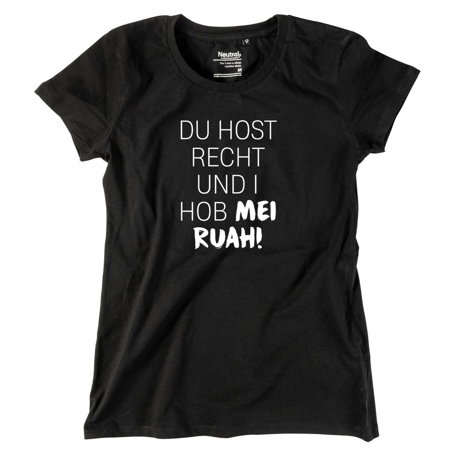 Damen - Shirt "Du host Recht!" - meinherzschlag.de