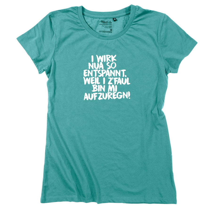 Damen - Shirt "Entspannt" - meinherzschlag.de