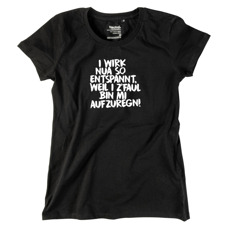 Damen - Shirt "Entspannt" - meinherzschlag.de
