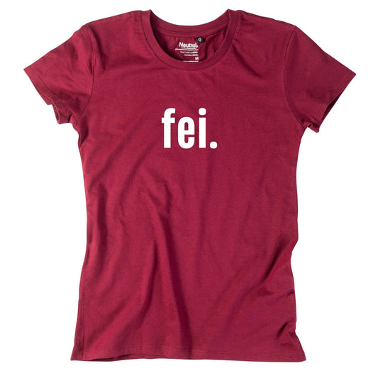 Damen - Shirt "fei." - meinherzschlag.de