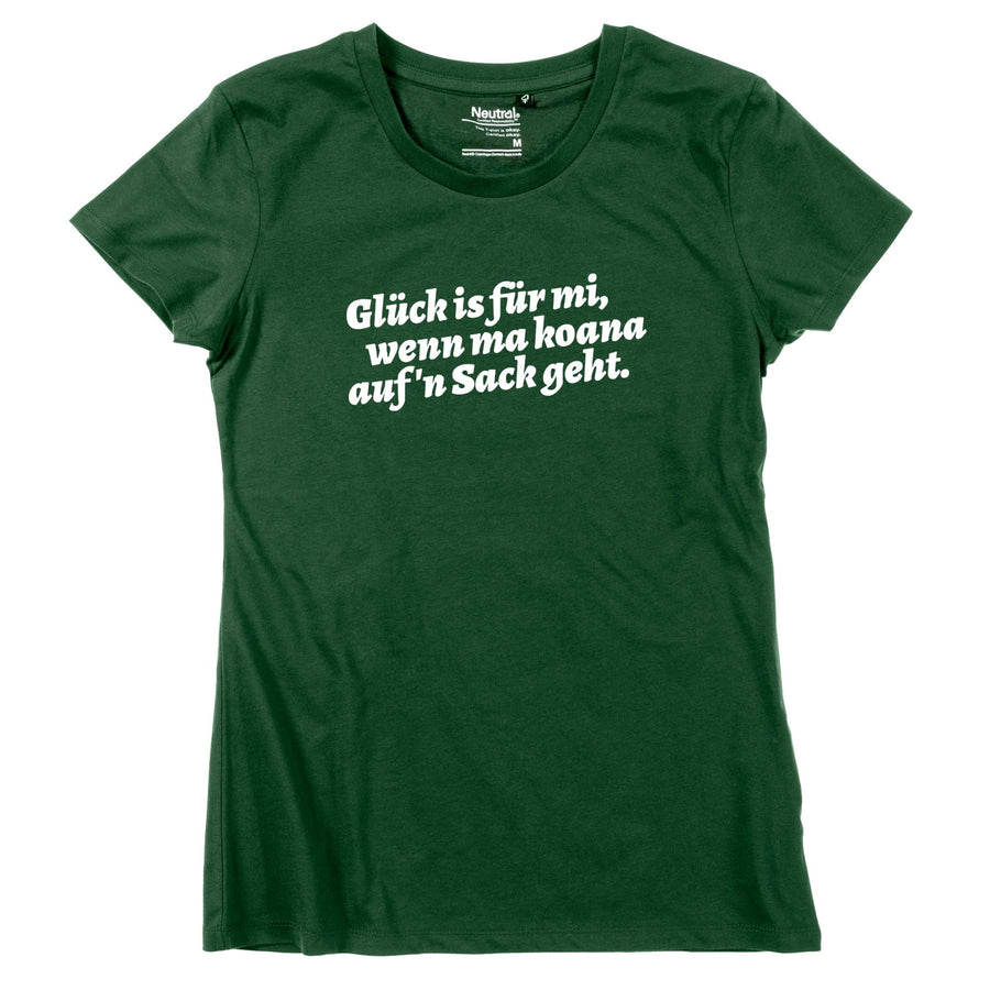 Damen - Shirt "Glück is für mi" - meinherzschlag.de