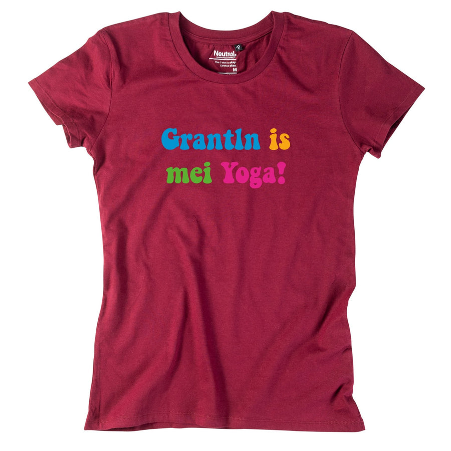 Damen - Shirt "Grantln is mei Yoga!" - meinherzschlag.de