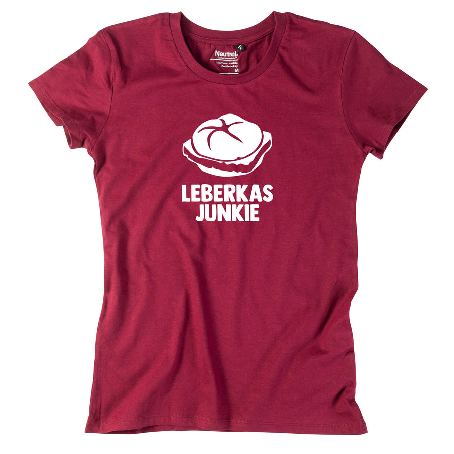 Damen - Shirt "Leberkasjunkie" - meinherzschlag.de