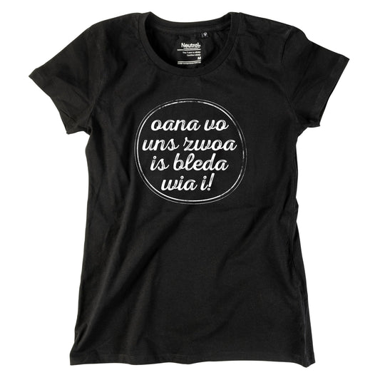 Damen - Shirt "Oana vo uns zwoa" - meinherzschlag.de