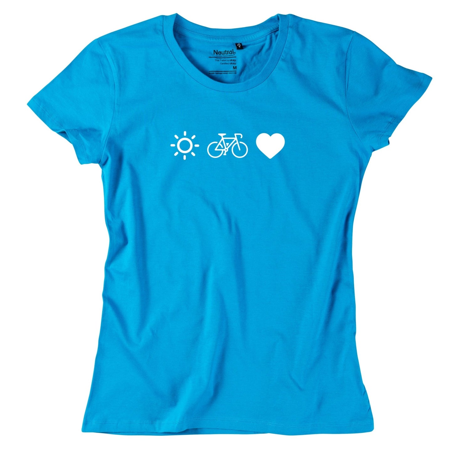 Damen - Shirt "Radl, Sun & Herzl" - meinherzschlag.de