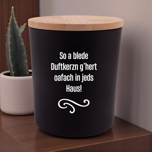 Duftkerze "Blede Duftkerzn" - meinherzschlag.de