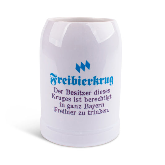 Bierkrug "Freibierkrug" - meinherzschlag.de