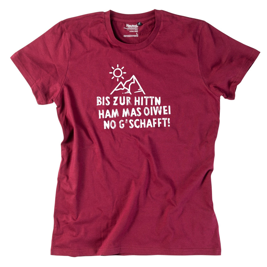 Herren - Shirt "Bis zur Hittn" - meinherzschlag.de