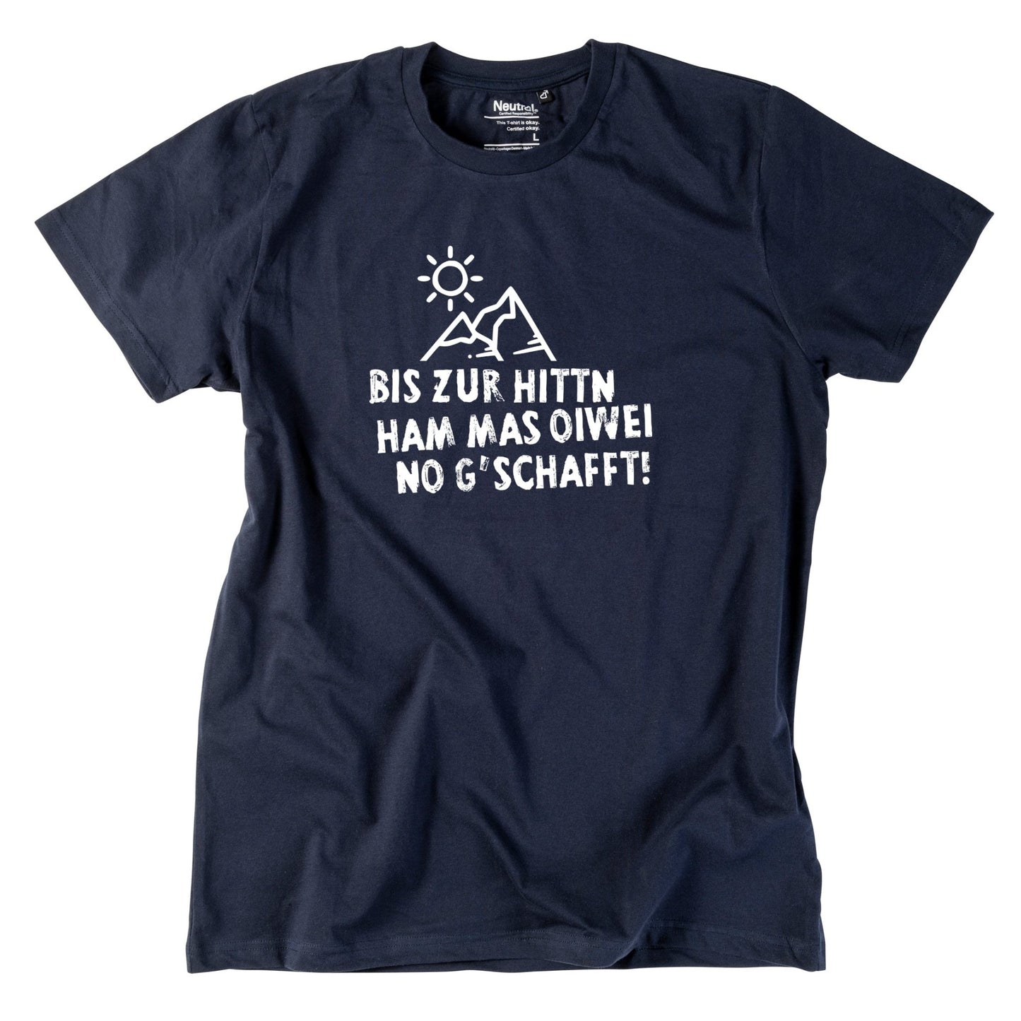 Herren - Shirt "Bis zur Hittn" - meinherzschlag.de