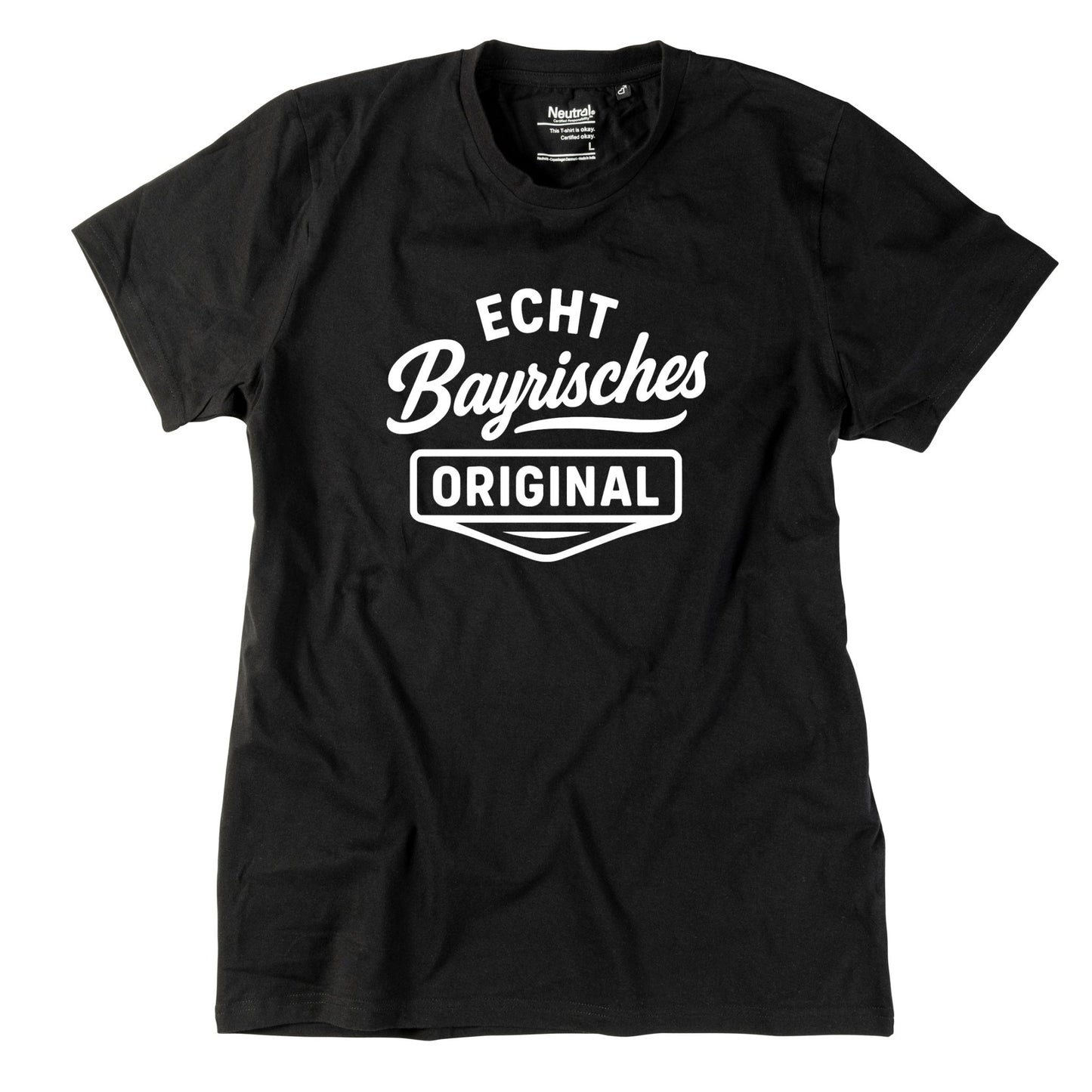 Herren - Shirt "Echt bayrisches Original" - meinherzschlag.de