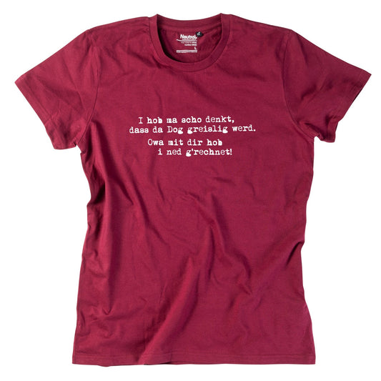 Herren - Shirt "Greislig werd" - meinherzschlag.de