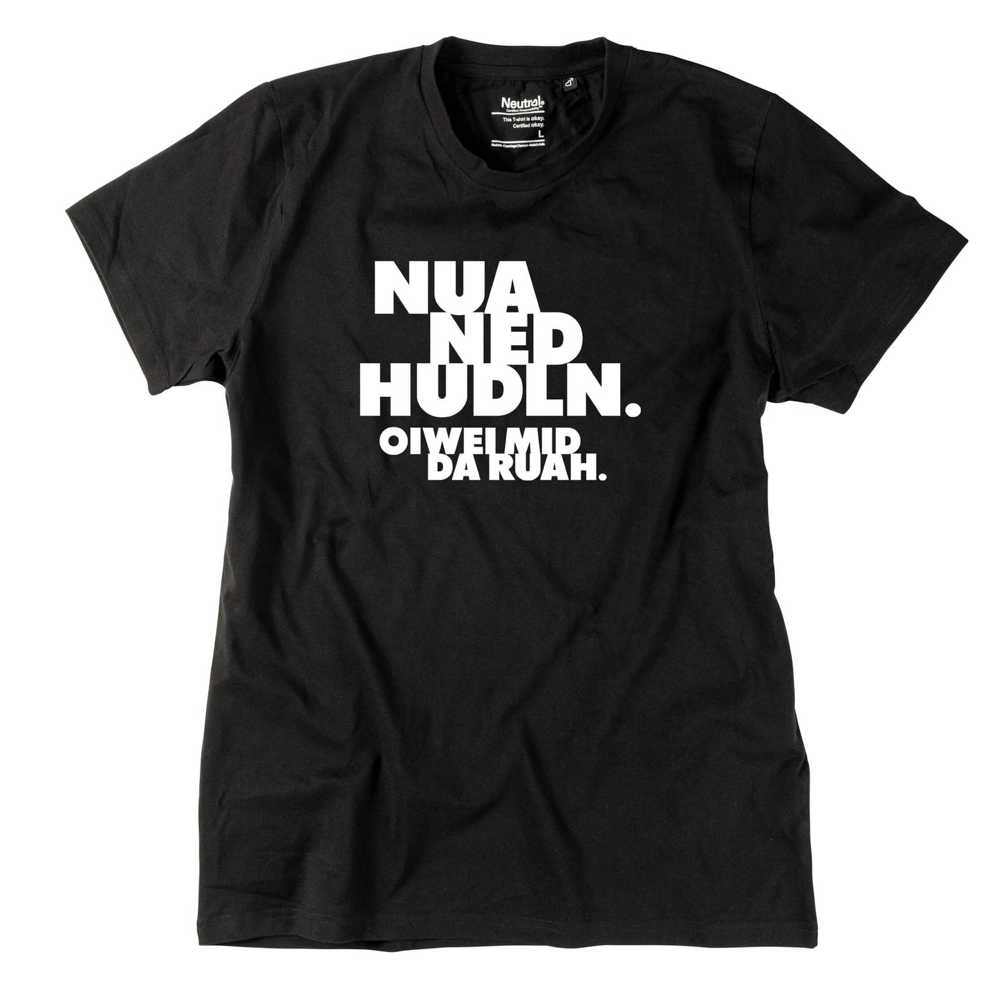 Herren - Shirt "Nua ned hudln" - meinherzschlag.de