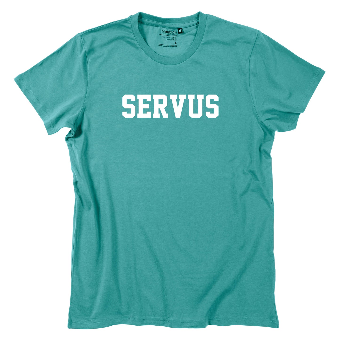 Herren - Shirt "SERVUS" - meinherzschlag.de
