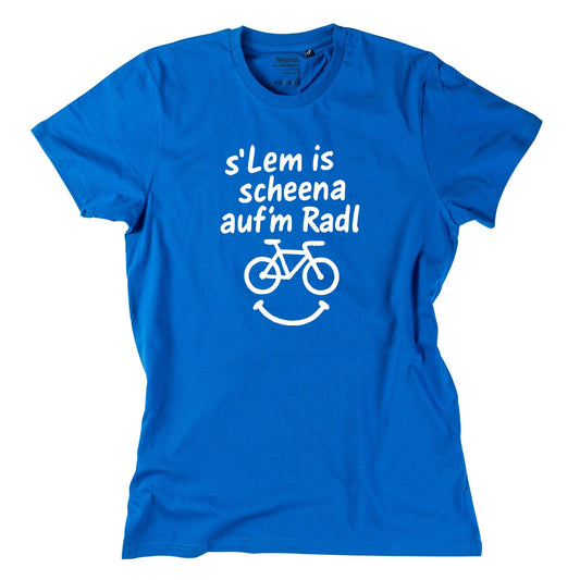 Herren - Shirt "s'Lem is scheena auf'm Radl" - meinherzschlag.de