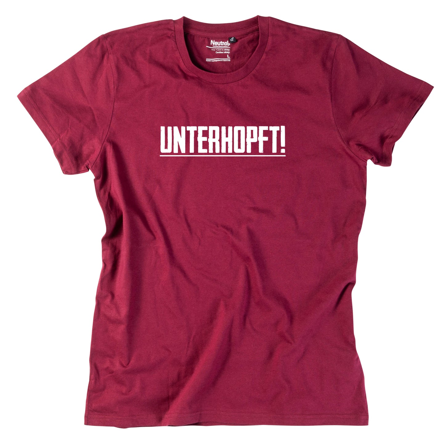 Herren - Shirt "Unterhopft" - meinherzschlag.de