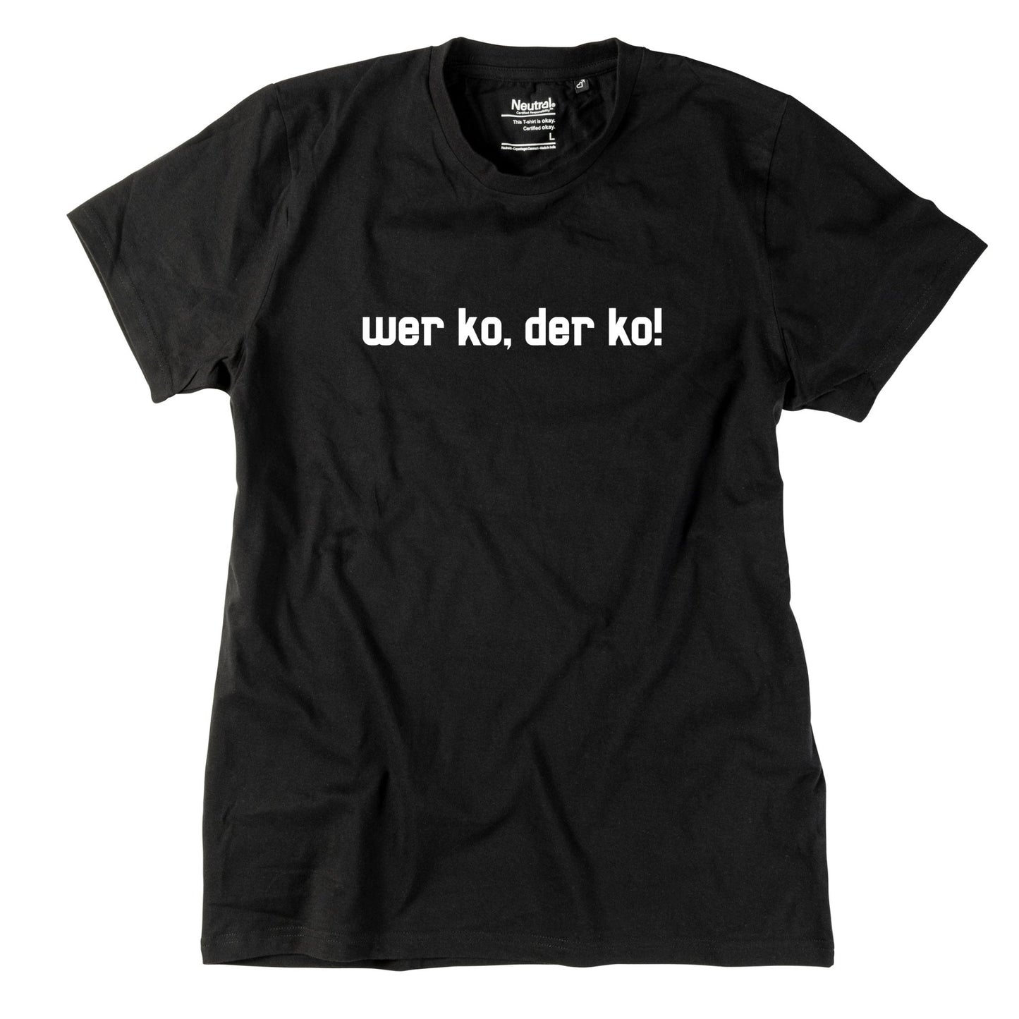 Herren - Shirt "Wer ko, der ko!" - meinherzschlag.de