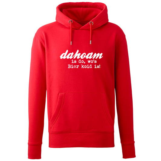 Hoodie "Bier koid" - meinherzschlag.de