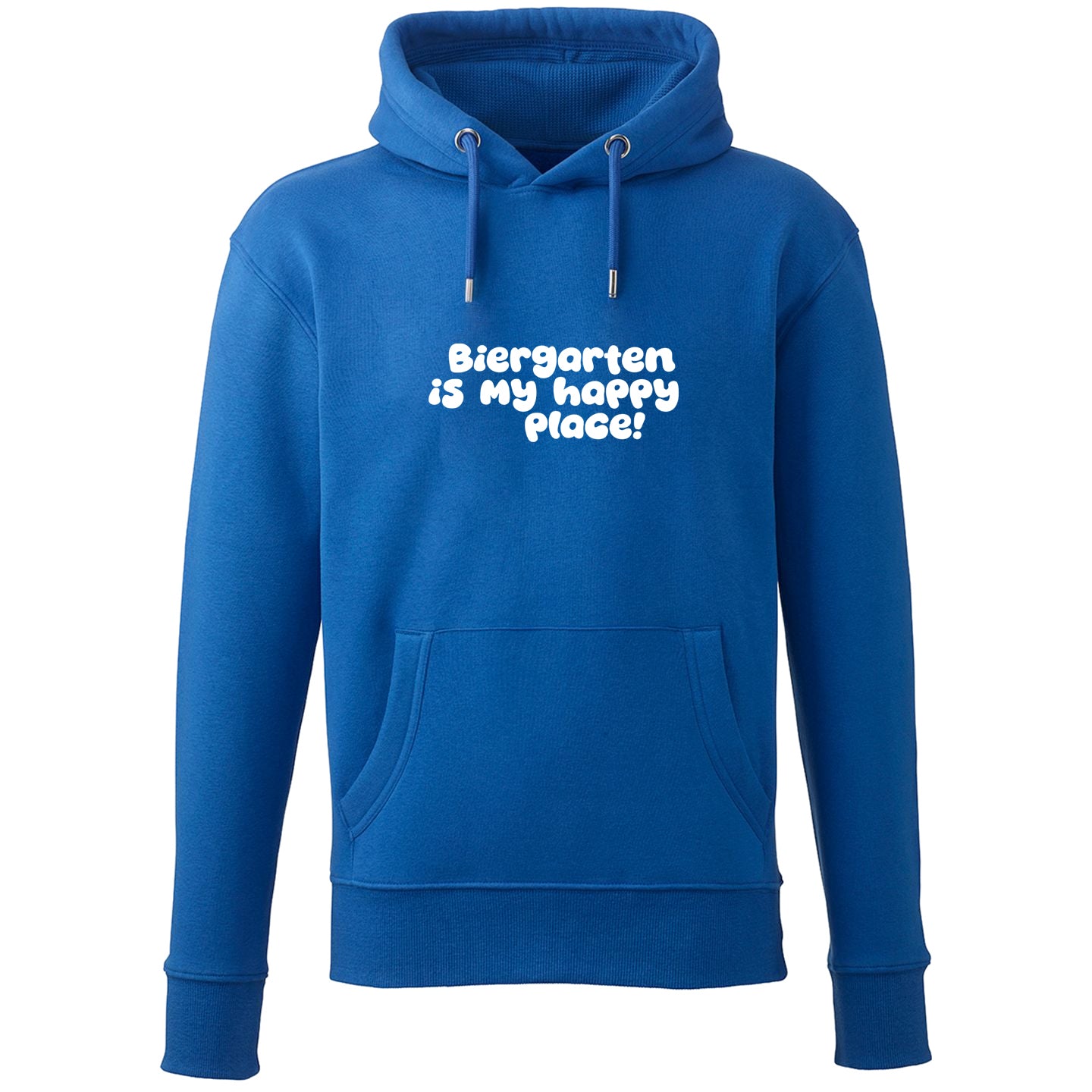 Hoodie "Biergarten is my happy place!"