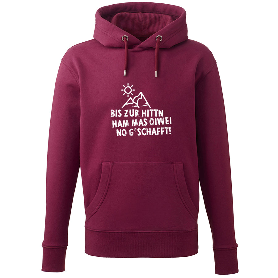 Hoodie "Bis zur Hittn" - meinherzschlag.de