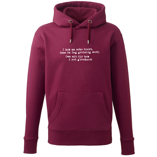 Hoodie "Greislig werd" - meinherzschlag.de