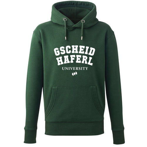 Hoodie "Gscheidhaferl University" - meinherzschlag.de