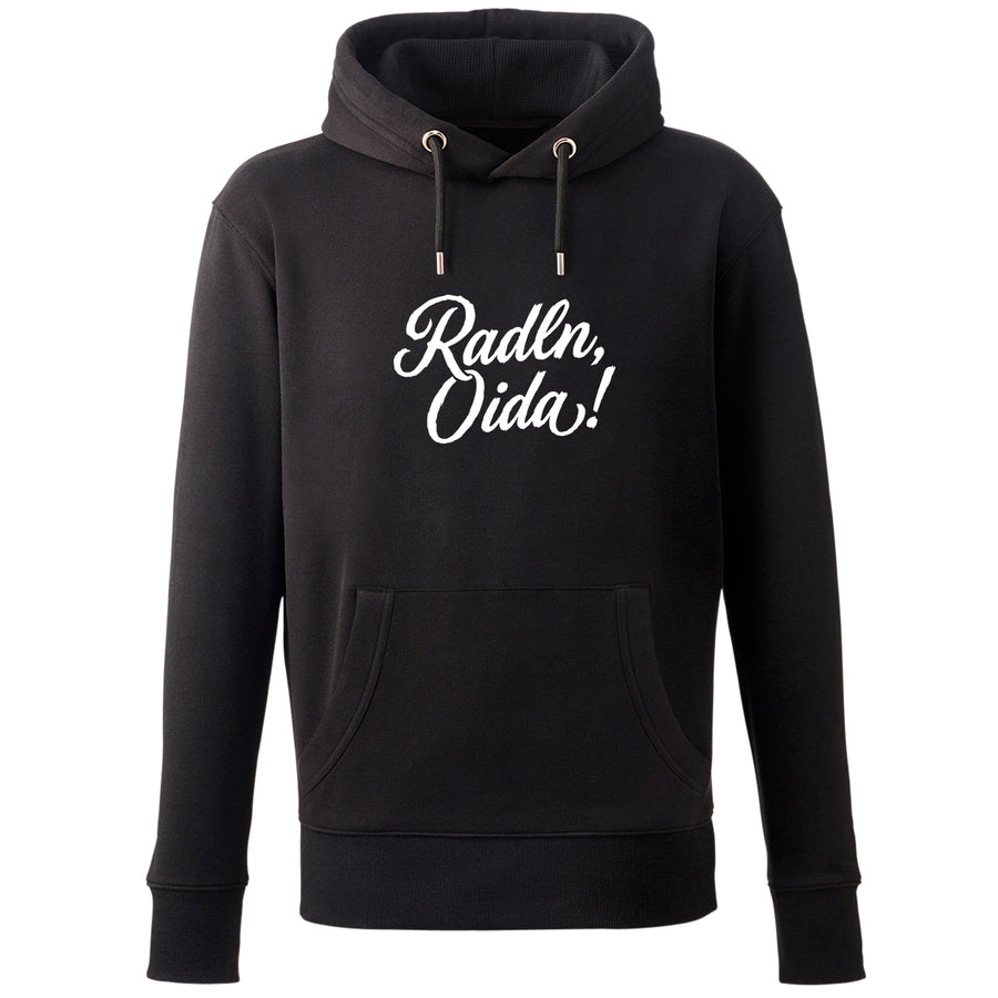 Hoodie "Radln, Oida!" von meinherzschlag – Produktbild 7 von 7.