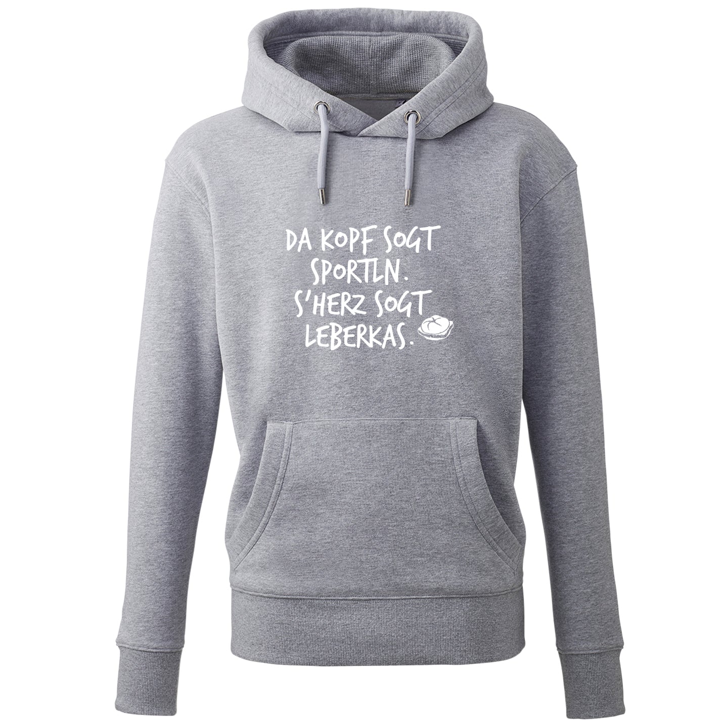 Hoodie "s'Herz sogt Leberkas" - meinherzschlag.de