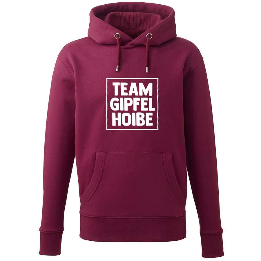 Hoodie "Team Gipfelhoibe" - meinherzschlag.de